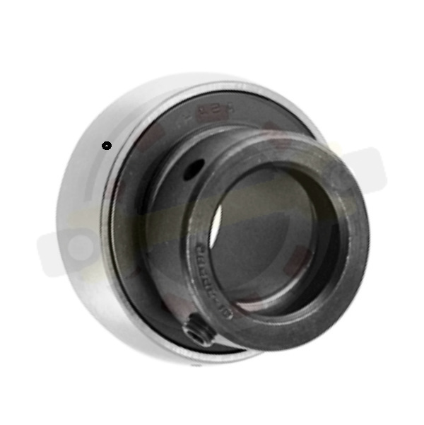 Подшипник 40х80х56,3/21 мм, шариковый с круглым отверстием на вал 40 мм, сферическое наружное кольцо. Артикул UG208+ER (Asahi)