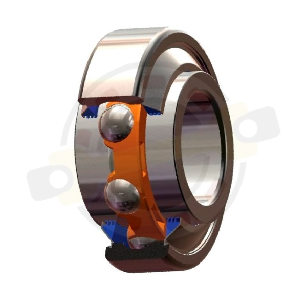 Подшипник 16,256х40х18,288/12 мм, шариковый c круглым отверстием на вал 16,256 мм, цилиндрическое наружное кольцо. Артикул BB203KRR2DL (Neovert) - детальная фотография