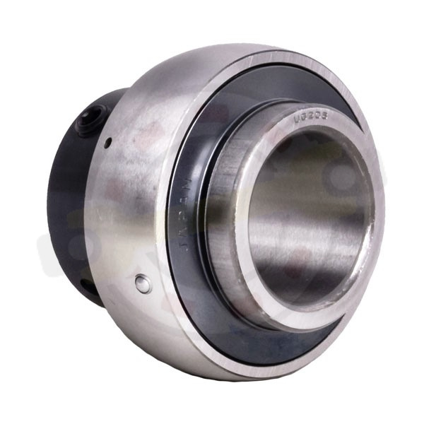 Подшипник 30х62х48,4/19 мм, шариковый с круглым отверстием на вал 30 мм, сферическое наружное кольцо. Артикул UG206+ER (Asahi)