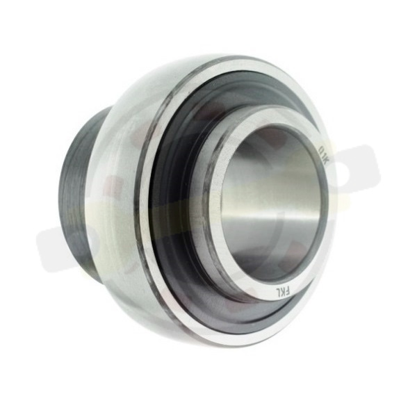 Подшипник 25,4х52х44,4/15 мм, шариковый с круглым отверстием на вал 25,4 мм, сферическое наружное кольцо, без отверстия для смазки. Артикул LY205-100-2F.H (FKL) - детальная фотография