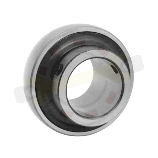 Подшипник 22,225х52х34,1/15 мм, шариковый с круглым отверстием на вал 22,225 мм, сферическое наружное кольцо. LE205-014-2F (FKL) - детальная фотография