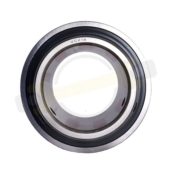  Подшипник 90х160х96/36 мм, шариковый с круглым отверстием на вал 90 мм, сферическое наружное кольцо. Артикул UC218 (Asahi) - детальное фотография