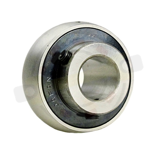  Подшипник 17,4625х47х31/17 мм, шариковый с круглым отверстием на вал 17,4625 мм, сферическое наружное кольцо. Артикул UC203-11 (Asahi) - детальное фотография