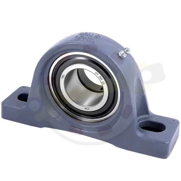 Корпус с подшипником в сборе на вал 40 мм, стоячий чугунный корпус. Артикул UYS208-2S.Y (FKL) - детальная фотография Корпус с подшипником в сборе на вал 40 мм, стоячий чугунный корпус. Артикул UYS208-2S.Y (FKL) - детальная фотография