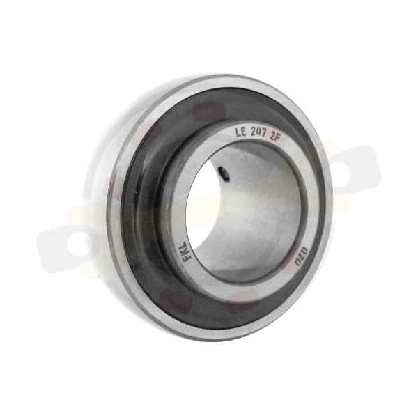 Подшипник 35х72х42,9/19 мм, шариковый с круглым отверстием на вал 35 мм, сферическое наружное кольцо. Артикул LE207-2F (FKL) - детальная фотография