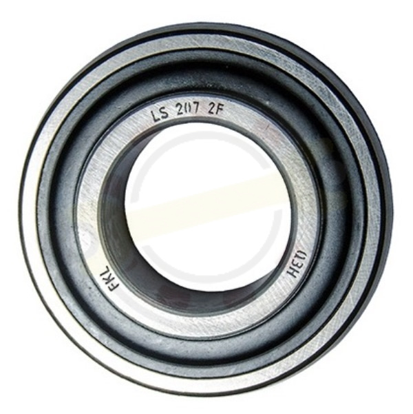 Подшипник 35х72х30,5 мм, шариковый на вал 35 мм, сферическое наружное кольцо. Артикул LS207-2F (FKL) - детальное фотография