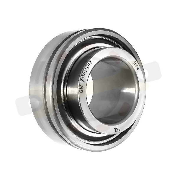 Подшипник 51,308х100х60,3/33,34 мм, шариковый с круглым отверстием на вал 51,308 мм, цилиндрическое наружное кольцо. Арикул GW211PP202 (FKL) - детальная фотография