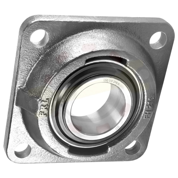 Сверхпрочный подшипниковый узел на вал 50 мм, без отверстия для смазки, высота корпуса 35,5 мм. Артикул LSQFH210-2PB.H (FKL)