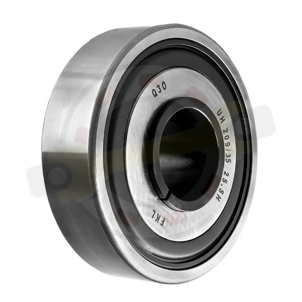 РСМ/подшипник 35х85х35/23 шариковый на вал 35 мм, цилиндрическое наружное кольцо, без смазочного отверстия. Артикул UH209/35-2S.SH (380707) (FKL)