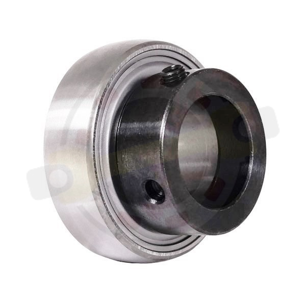 Подшипник 25х52х31/15 мм, шариковый с круглым отверстием на вал 25 мм, сферическое наружное кольцо, без отверстия для смазки. Артикул FH205-25MM-XX-AG-SMB (Neovert)