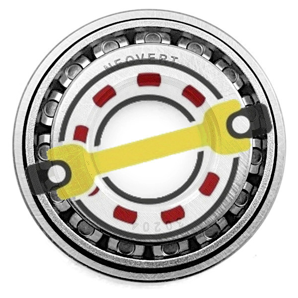 Подшипник 20х47х14/12 мм, конический роликовый однорядный, на вал 20 мм. Артикул 30204 (Neovert) - детальная фотография