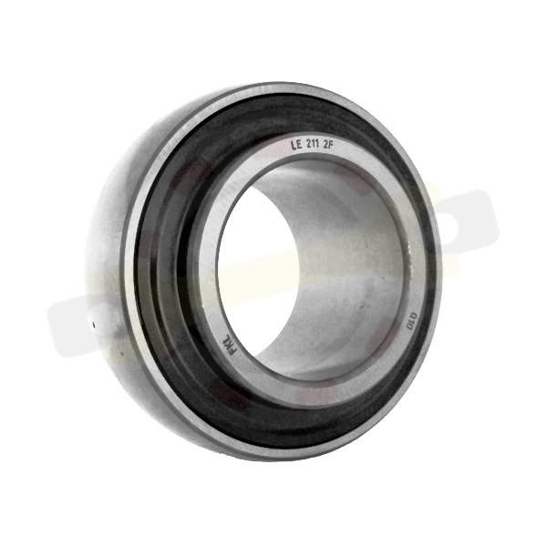 Подшипник 55х100х55,6/25 мм, с круглым отверстием на вал 55 мм, сферическое наружное кольцо. Артикул LE211-2F (FKL) - детальная фотография