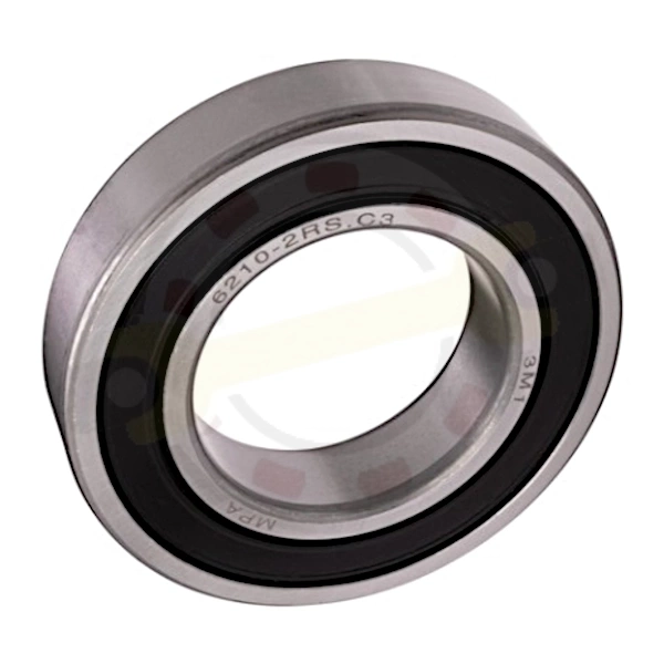 Подшипник 50х90х20 мм, шариковый однорядный на вал 50 мм, закрытый, увеличен тепловой зазор. Артикул 6210-2RS.C3 (MPA)