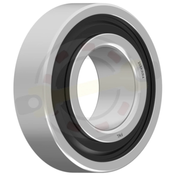 Подшипник 38,89х80х27,5 мм, шариковый однорядный на вал 38,89 мм, закрытый. Артикул 208KRR4 (FKL)