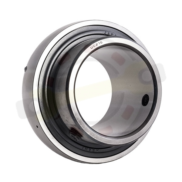 Подшипник 75х130х77,8/30 мм, шариковый с круглым отверстием на вал 75 мм, сферическое наружное кольцо. Артикул UC215 (Asahi)