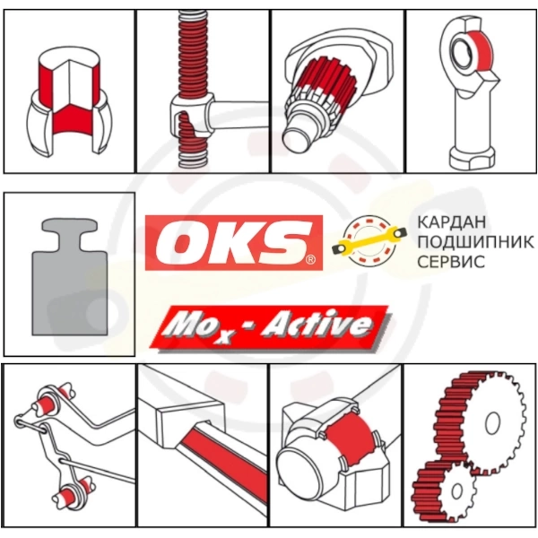 Монтажная паста с MoS2 (с молибденом). Артикул OKS 200 Тюбик, 40мл - детальная фотография Монтажная паста с MoS2 (с молибденом). Артикул OKS 200 Тюбик, 40мл - детальная фотография
