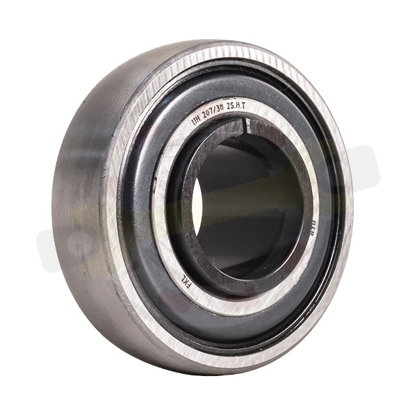 РСМ/подшипник 30х72х35/19 шариковый на вал 30 мм, сферическое наружное кольцо, без отверстия для смазки. Артикул UH207/30-2S.H.T (1680206) (FKL) - детальная фотография