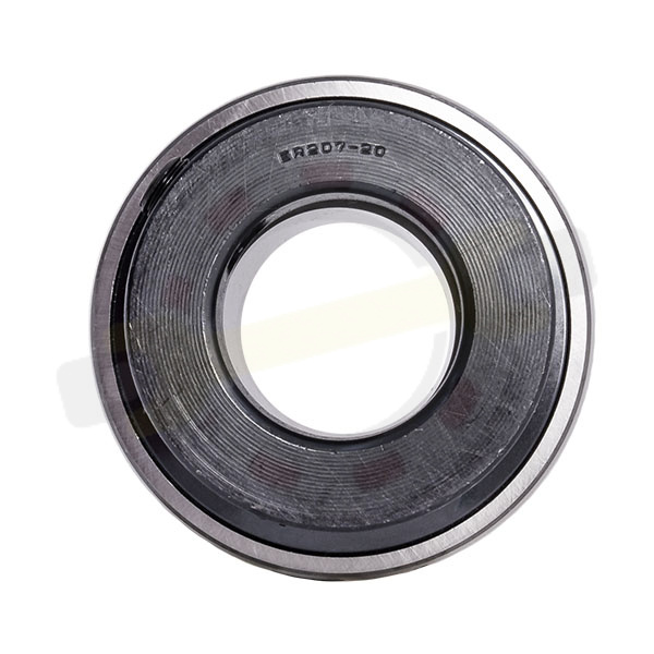 Подшипник 31,75х72х51,1/20 мм, шариковый с круглым отверстием на вал 31,75 мм, сферическое наружное кольцо. Артикул UG207-20+ER (Asahi) - детальная фотография