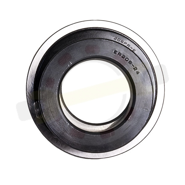 Подшипник 38,1х80х43,7/18 мм, шариковый с круглым отверстием на вал 38,1 мм, сферическое наружное кольцо. Артикул KH208-24GAE (Asahi) - детальная фотография