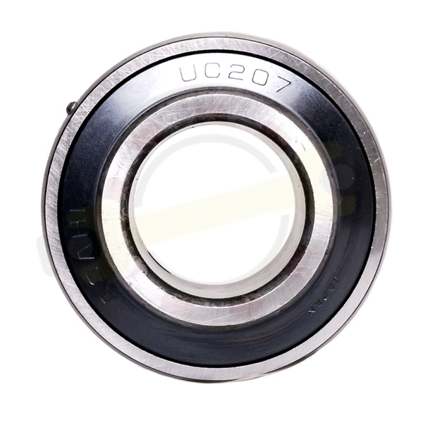  Подшипник 35х72х42,9/20 мм, шариковый с круглым отверстием на вал 35 мм, сферическое наружное кольцо. Артикул UC207 (Asahi) - детальное фотография