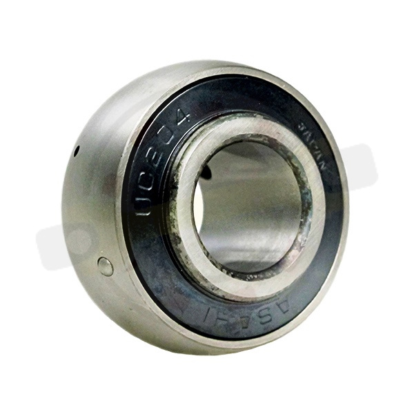 Подшипник 20х47х31/17 мм, шариковый с круглым отверстием на вал 20 мм, сферическое наружное кольцо. Артикул UC204 (Asahi) - детальная фотография