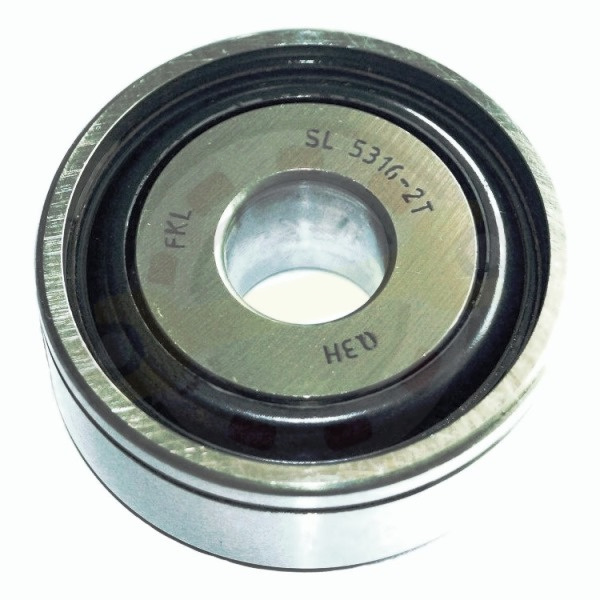 Подшипник 16х53,086х19,4/18,288 мм, шариковый с круглым отверстием на вал 16 мм, цилиндрическое наружное кольцо. Артикул SL5316-2T (FKL) - детальная фотография