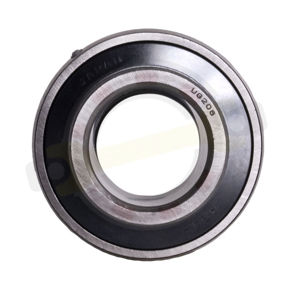 Подшипник 30х62х48,4/19 мм, шариковый с круглым отверстием на вал 30 мм, сферическое наружное кольцо. Артикул UG206+ER (Asahi) - детальная фотография