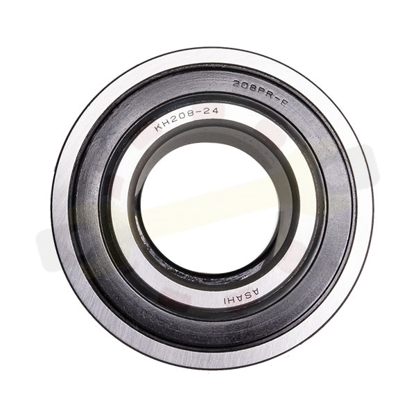 Подшипник 38,1х80х43,7/18 мм, шариковый с круглым отверстием на вал 38,1 мм, сферическое наружное кольцо. Артикул KH208-24GAE (Asahi) - детальная фотография
