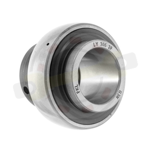  Подшипник 30х72х50/23 мм, шариковый с круглым отверстием на вал 30 мм, сферическое наружное кольцо. Артикул LY306-2F (FKL) - детальное фотография