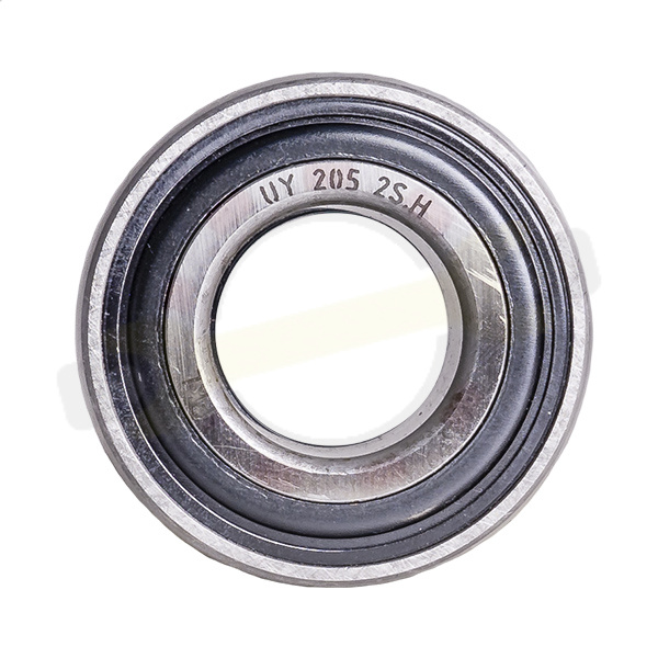 Подшипник 25х52х31/15 мм, шариковый с круглым отверстием на вал 25 мм, без отверстия для смазки, сферическое наружное кольцо. Артикул UY205-2S.H (FKL) - детальная фотография