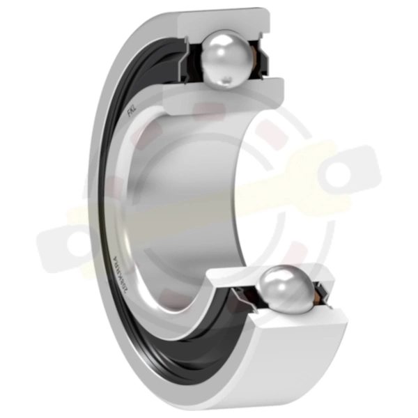 Подшипник 38,89х80х27,5 мм, шариковый однорядный на вал 38,89 мм, закрытый. Артикул 208KRR4 (FKL) - детальная фотография