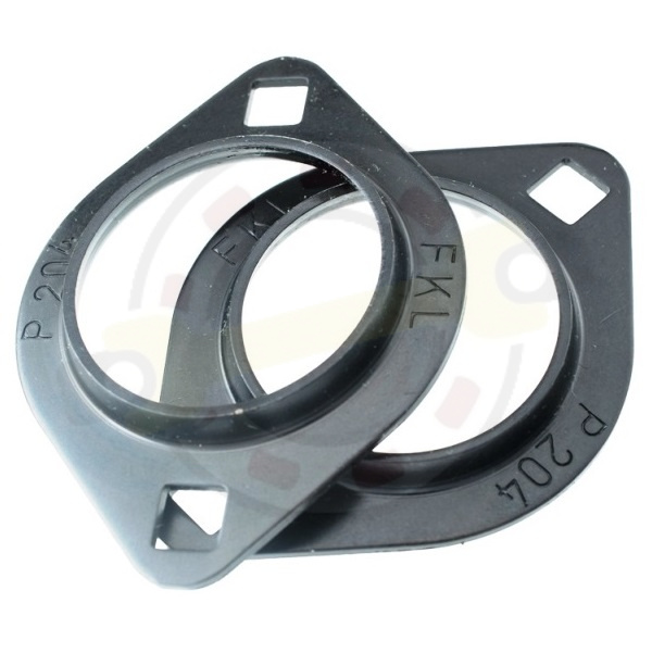 Корпус (комплект из двух частей) стальной фланцевый, два крепежных отверстия. Артикул P204 (FKL) - детальная фотография