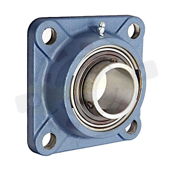 Корпус с подшипником в сборе на вал 70 мм, квадратный чугунный фланец.