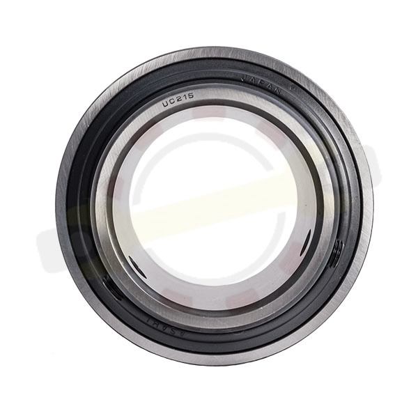  Подшипник 75х130х77,8/30 мм, шариковый с круглым отверстием на вал 75 мм, сферическое наружное кольцо. Артикул UC215 (Asahi) - детальное фотография