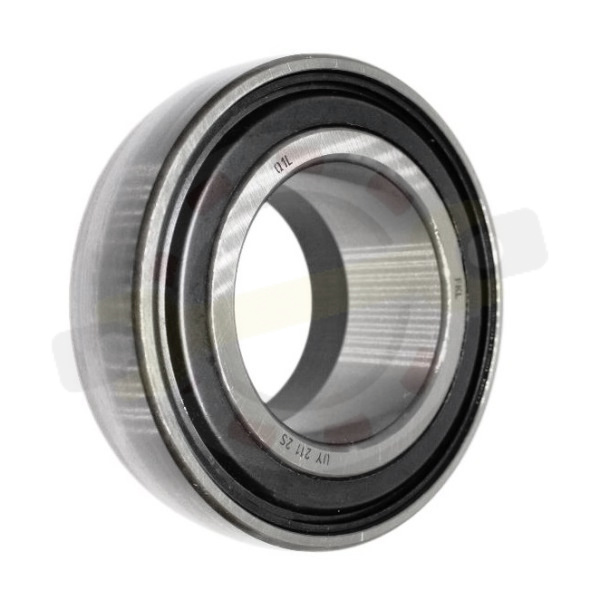 Подшипник 55х100х48,4/25 мм, шариковый с круглым отверстием на вал 55 мм, сферическое наружное кольцо. Артикул UY211-2S (FKL) - детальная фотография