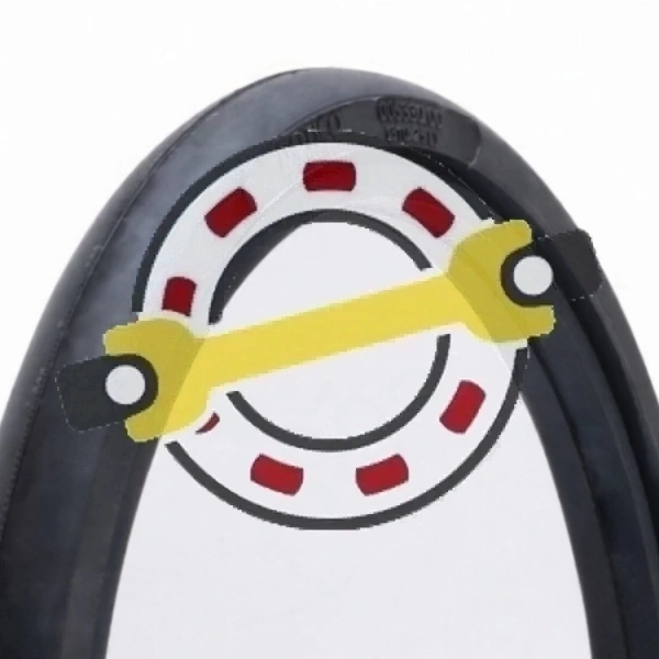 Бандаж Farmflex 310х25 мм, профиль гладкий L, твердость 60S. Артикул 005330.00 (Otico) - детальная фотография